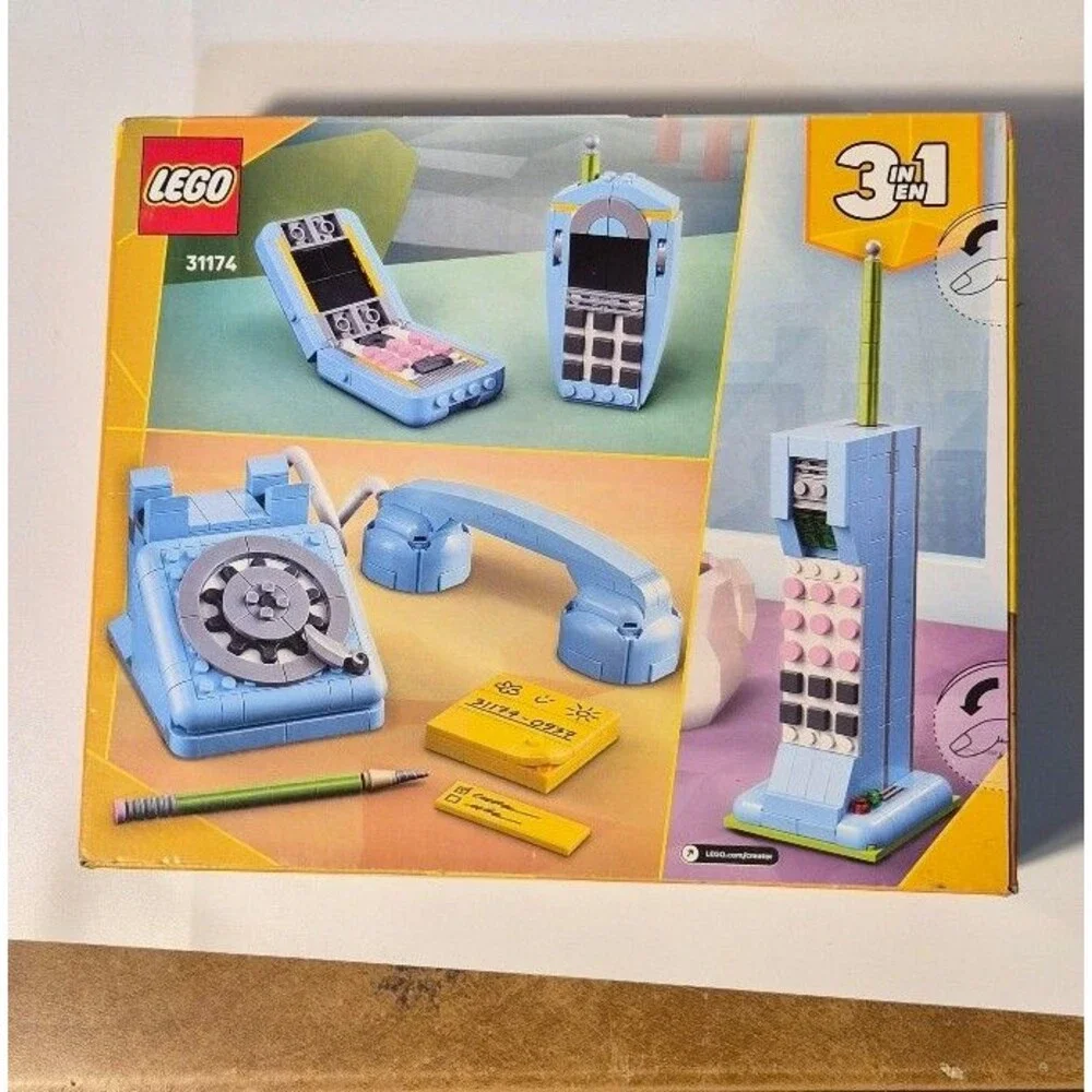 LEGO Creator Retro Telephone 31174 3-in-1 Building Set New Sealed Box